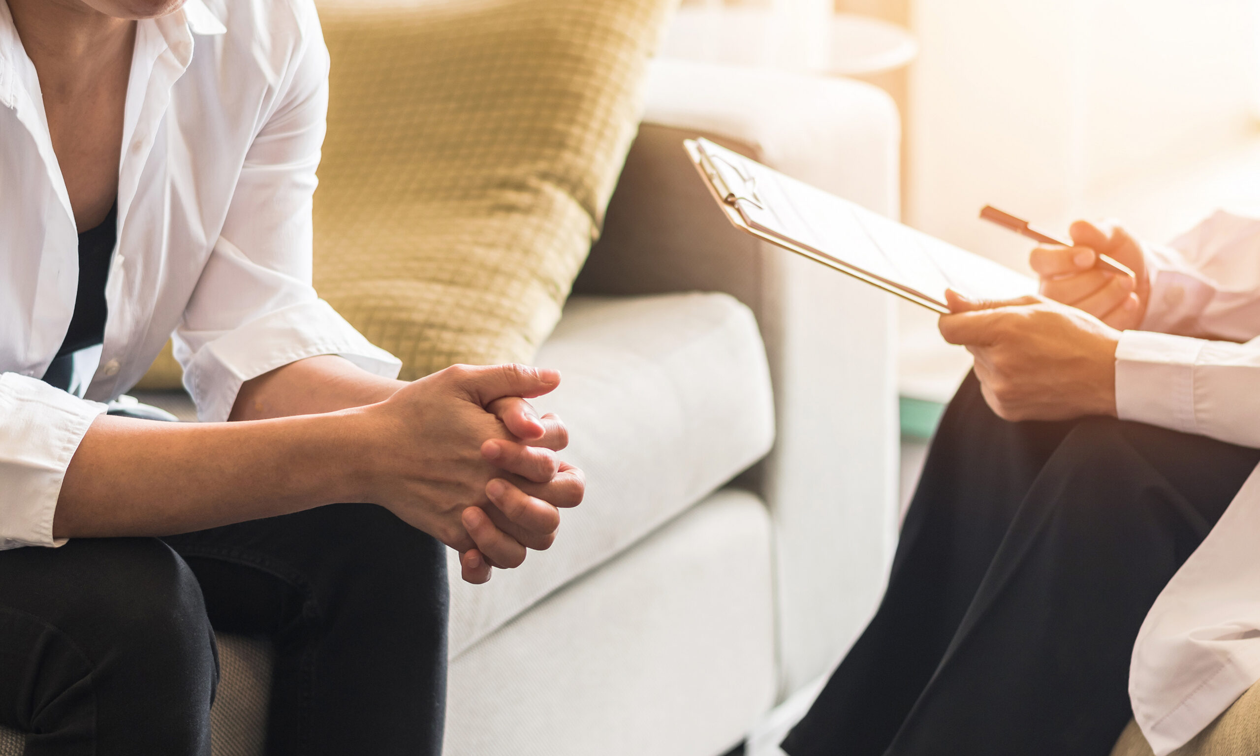 woman in a mental health treatment program